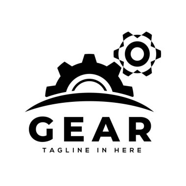 İniş takımları mekanik logo tasarımı