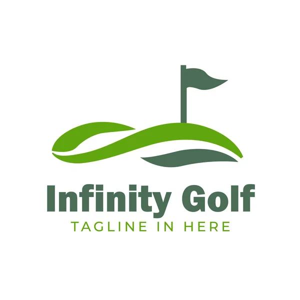soyut sonsuzluk golf logosu tasarımı ilham kaynağı