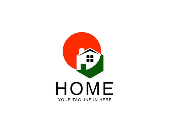 Smart Abstrakte Home Logo Design Inspiration — Stockvektor