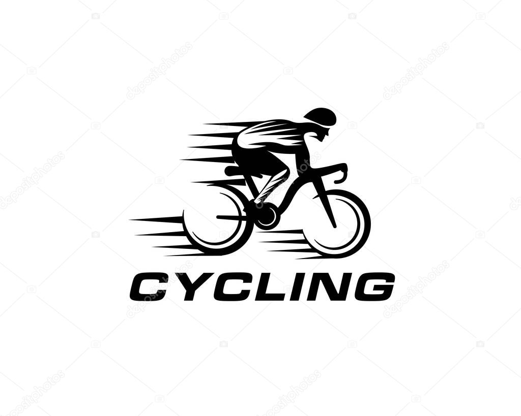 Fast cycling competition logo design inspiration