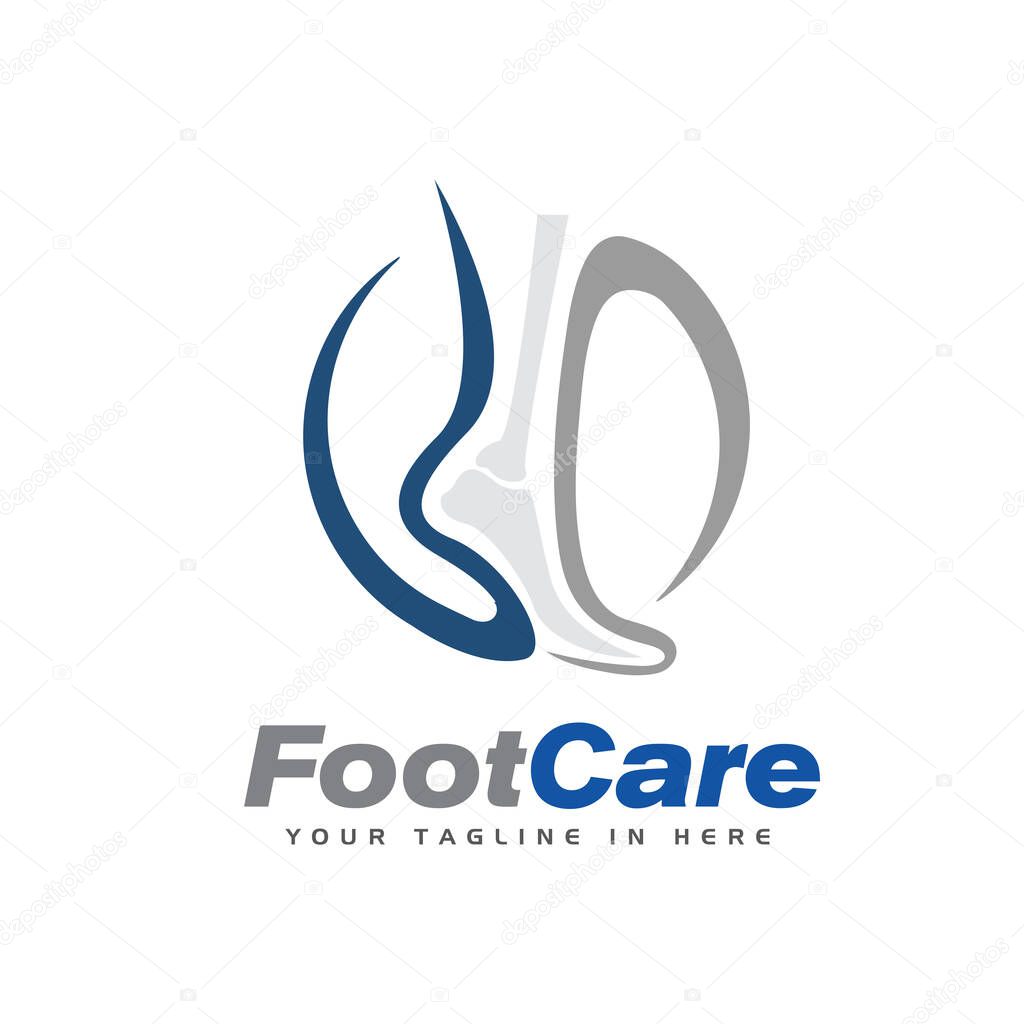 Circle foot care logo design inspiration