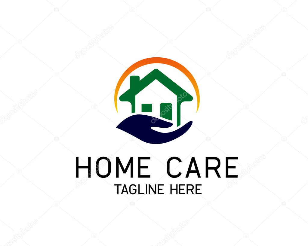 Circle home care logo design inspiration