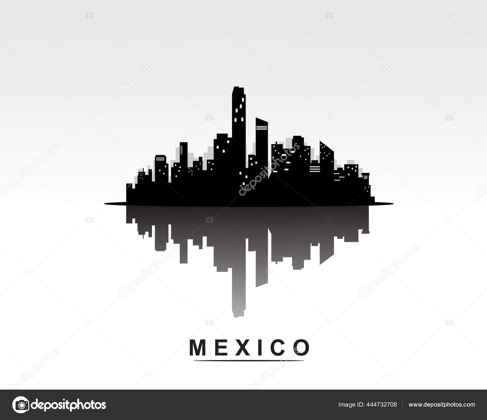 Silueta Mexicana Calavera Muerte Mexicana Dia De Los Silhouette By