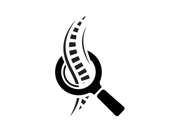 Spine Ερευνητικά Εργαστήρια Λογότυπο Σχεδιασμό Έμπνευση — Διανυσματικό Αρχείο