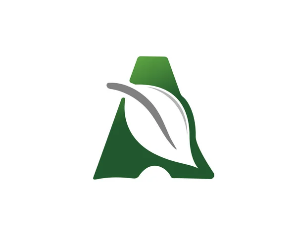 Orgánica Una Primera Clase Superior Mejor Icono Logo Diseño Inspiración — Vector de stock