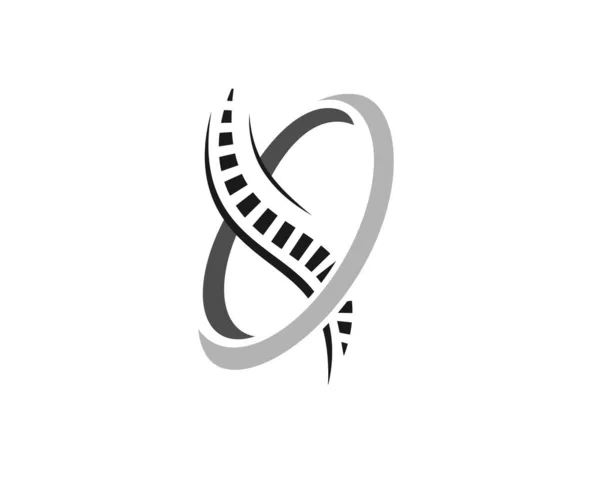 Spine Care Logo Design Inspiration — Stock Vector