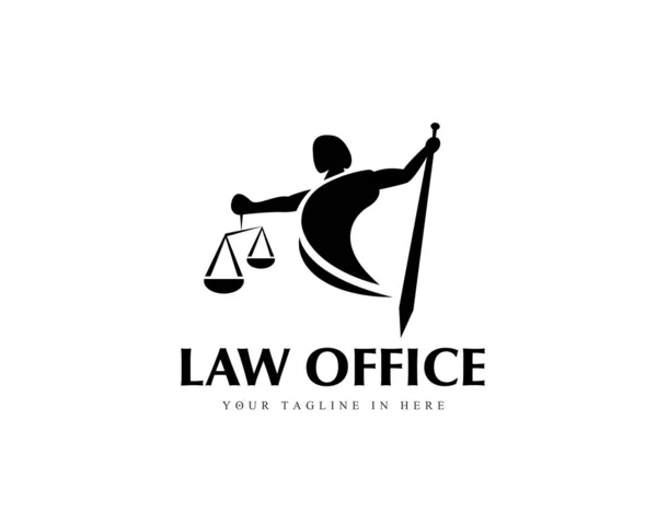 Denge logosu tasarımlı soyut kadınlar