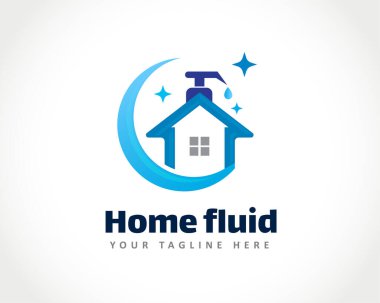 Vektör çizimi. logo tasarımı temizliği 