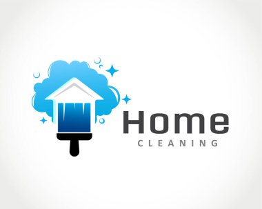 Vektör çizimi. logo tasarımı temizliği 