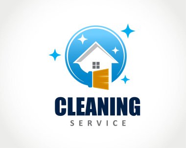 Vektör çizimi. logo tasarımı temizliği 