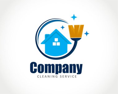 Vektör çizimi. logo tasarımı temizliği 