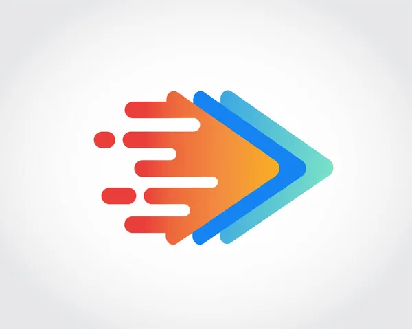 Vektör çizimi. logo tasarımı lojistik 