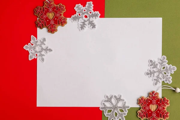 Festive Christmas Background Greeting Card — Stock Photo, Image