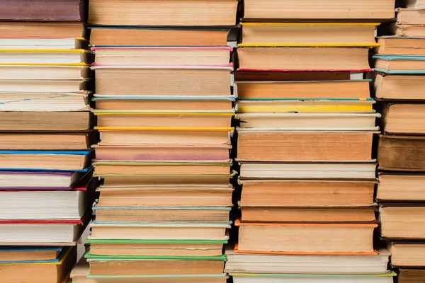 Pilha Livros Diferentes Capa Dura — Fotografia de Stock