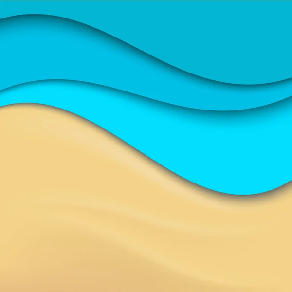 Abstrakt strand bakgrund. — Stock vektor