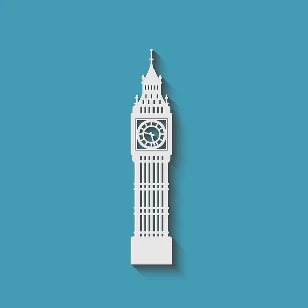 Big ben de Londres. — Archivo Imágenes Vectoriales