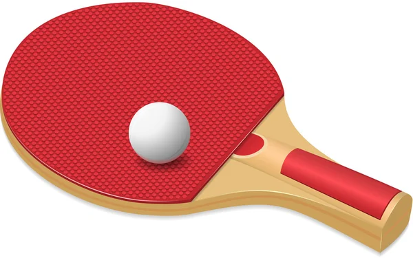 Raqueta de tenis — Vector de stock