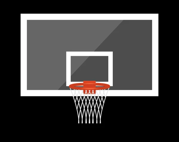 Backboard, Korb — Stockvektor