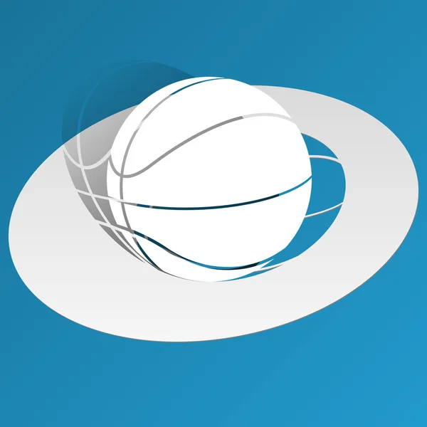 Basket-ikonen — Stock vektor