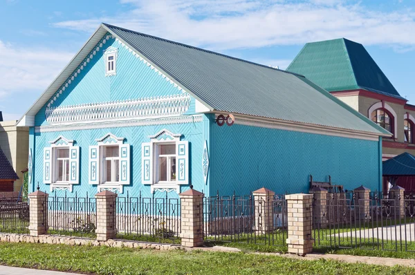 Orenburg. Ulusal köyü. Tatar'ın evi-Müzesi — Stok fotoğraf