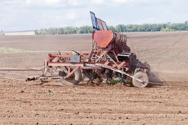 Seeder. Obras de sementeira — Fotografia de Stock