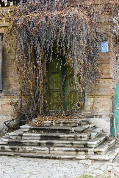 古い家の正面玄関 — ストック写真