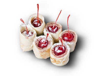 Kiraz ile tatlı suşi