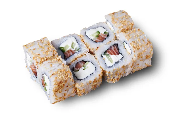 Sushi con tocino y pepino —  Fotos de Stock