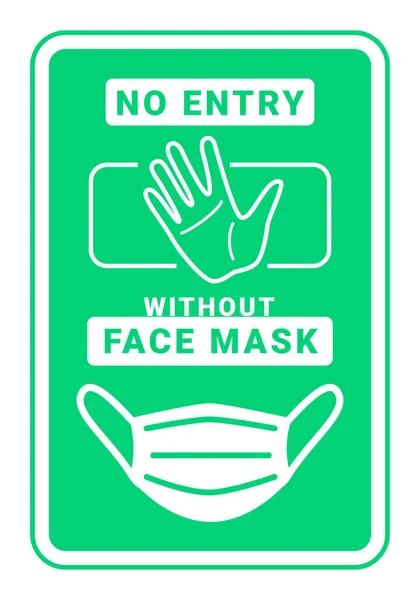 Máscara facial y revestimiento facial vector requerido — Archivo Imágenes Vectoriales