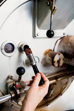 Kahve kavurma işlemi