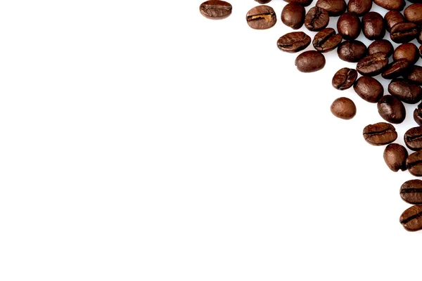 Coffee beans on a white background — Stock Photo, Image