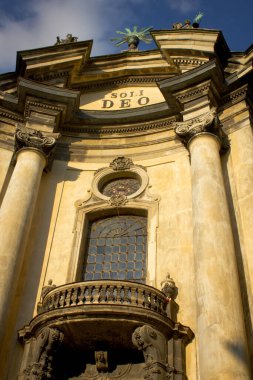 Lviv, Lviv County / Ukrayna - 6 Eylül 2012: Lviv, Ukrayna 'daki Dominik Katedrali. Ulusal öneme sahip bir mimari anıt. Soli Deo onur et gloria