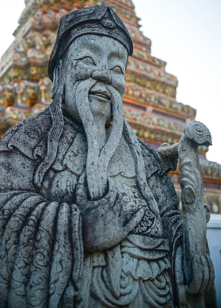 BANGKOK, THAILANDIA - FEB 25: Chiness Stupa a Wat Pho, uno dei Tha — Foto Stock