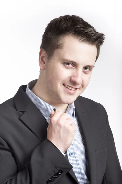 Handsome man in suit — Stock Photo, Image