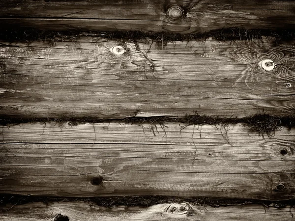 Tronchi di legno marrone sfondo parete — Foto Stock