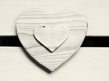 ahşap kalp şekli arka plan