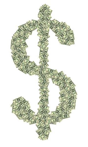Büyük dolar işareti dolar kar sembolü yaptı.