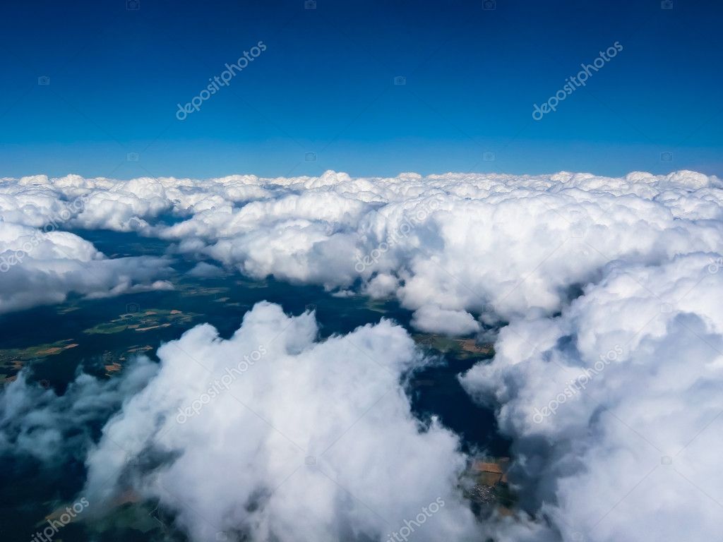 하늘에서 아름 다운 cloudscape — 스톡 사진 © ekaterina0290 #72941873 하늘에서 아름 다운 cloudscape