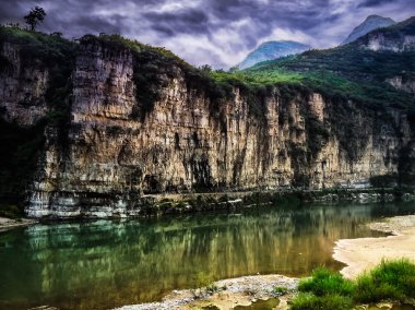 Eşsiz doğa ve mucize bulutlar güzel manzara