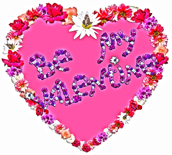 Beyaz b değişik çiçek güzel kalp efsanesi ile yapılan