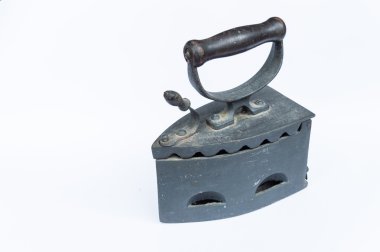 beyaz zemin üzerine eski flatiron