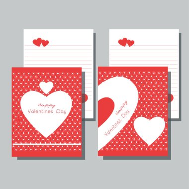 Mutlu Sevgililer Günü poster tasarımı şablonu