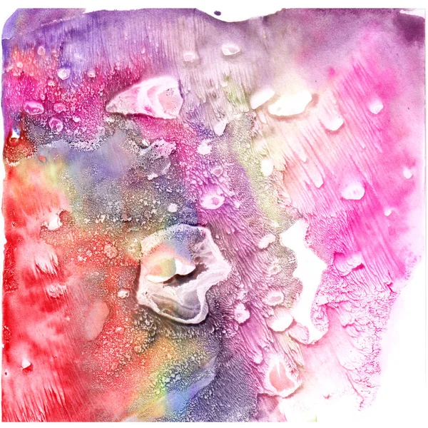 Abstract Watercolor Texture Monotype Magenta Colors — Stock Photo, Image