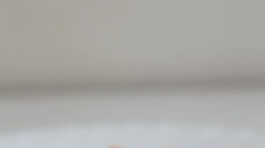 Mandalina sulu meyve dilimleri makro kamera hareketini tepeden tırnağa odak dışından kapatır