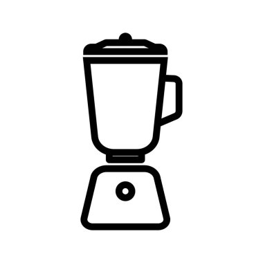 Blender taslak simgesi beyaz arkaplanda izole edildi. Bilgi, web sitesi veya uygulama için blender çizim simgesi.