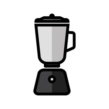 Blender vektör renk simgesi beyaz arkaplanda izole edildi. Infographic, web sitesi veya uygulama için blender renk simgesi.