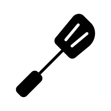 Beyaz arkaplanda Spatula taslak simgesi izole edildi. Bilgi, web sitesi veya uygulama için Spatula taslak simgesi.