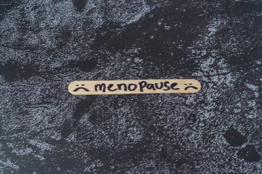 Menopoz kelimesi ile tıbbi konsept