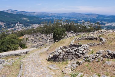 Pontevedra Kelt yerleşim. Galiçya. İspanya 