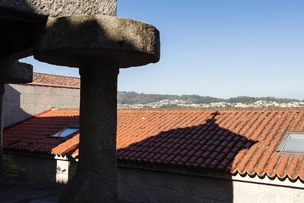 Horreo: antigua despensa para la conservación de alimentos. Galicia. España —  Fotos de Stock